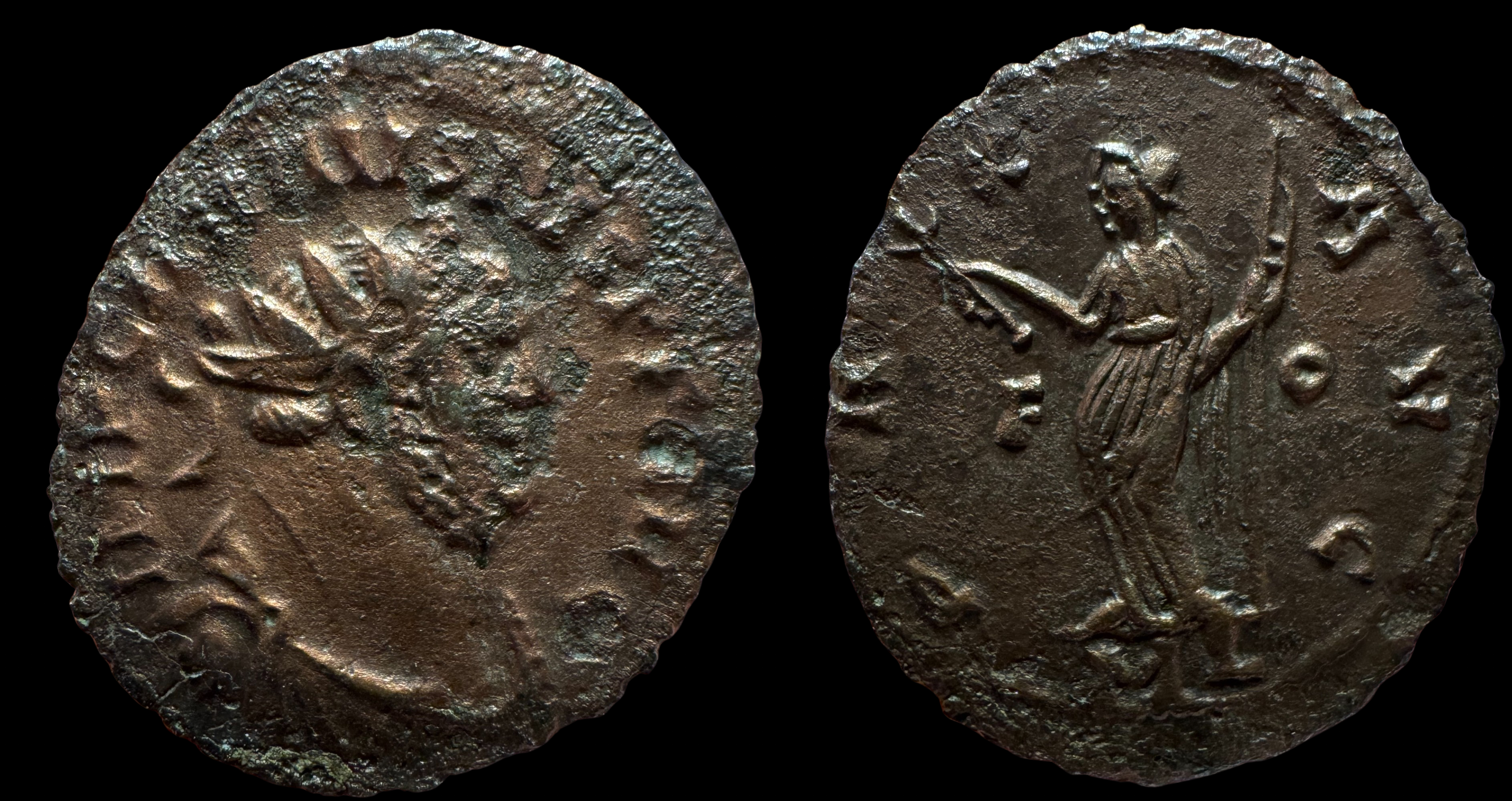 Roman-British Empire. Carausius. BI Antoninianus, ca. 286-293 AD.