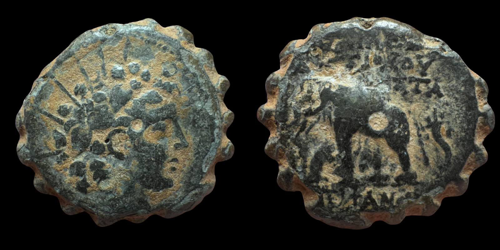 Seleukid Empire. Antiochos VI Dionysos. AE23. ca. 145-142 BC.