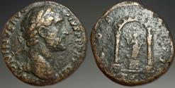 Ancient Coins - Antoninus Pius. AE Assarius, ca. 157-158 AD