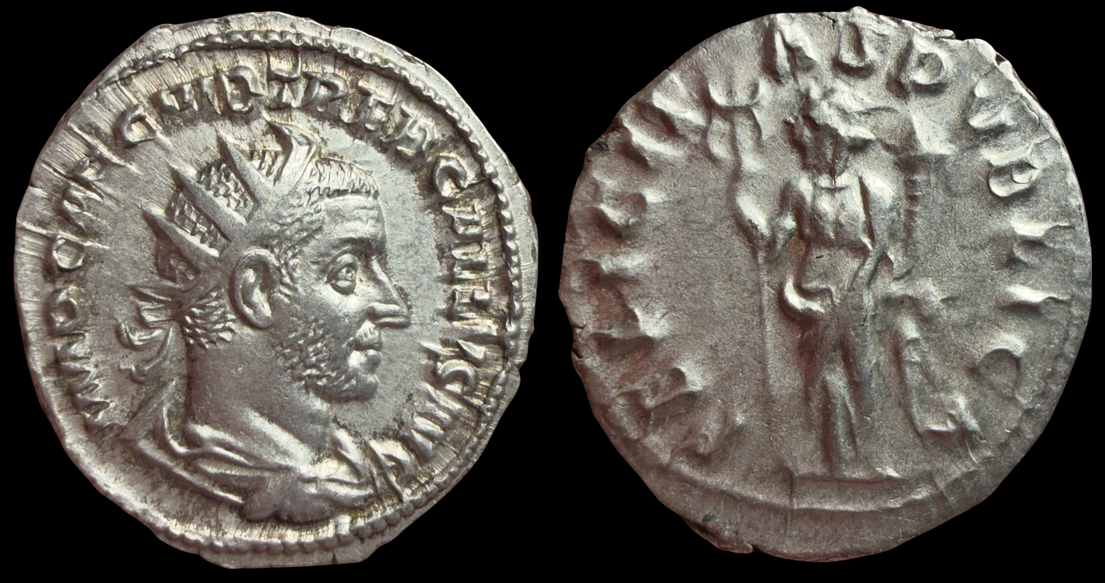 Trebonianus Gallus. AR Antoninianus, ca. 251-253 AD.