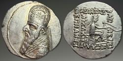 Ancient Coins - Parthian Kingdom. Mithradates II. AR Drachm, 123-88 BC.