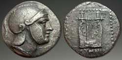 Ancient Coins - Caria, Kalymna. AR Didrachm, ca. 300-200 BC.