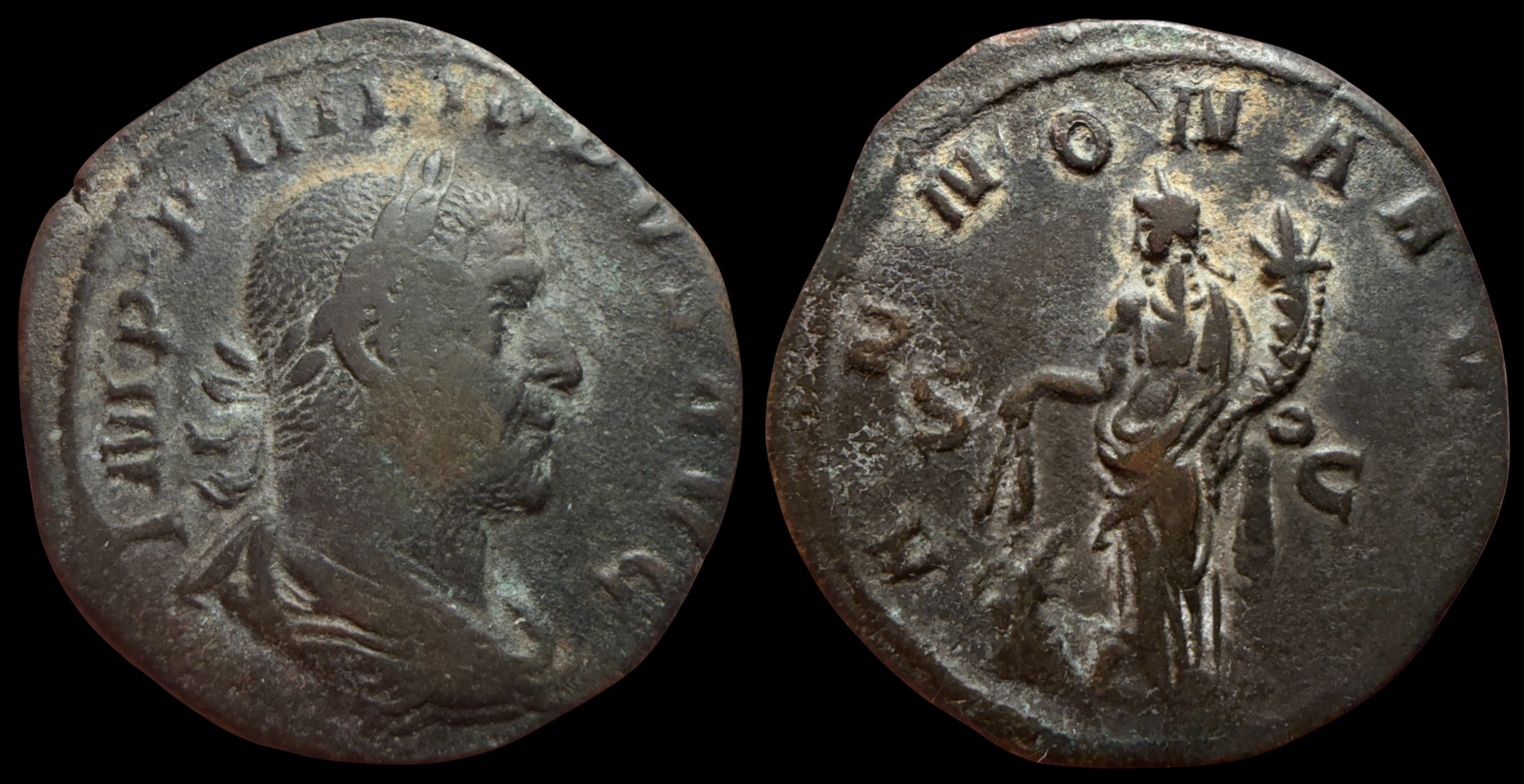 Philip I 'the Arab'. AE Sestertius, ca. 246 AD. Rome Mint.