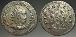Ancient Coins - Valerian. AR Antoninianus, ca. 253 AD.