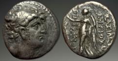 Ancient Coins - Seleukid Empire, Antiochos VIII Epiphanes (Grypos). AR Hemidrachm, ca. 112-111/10 BC.