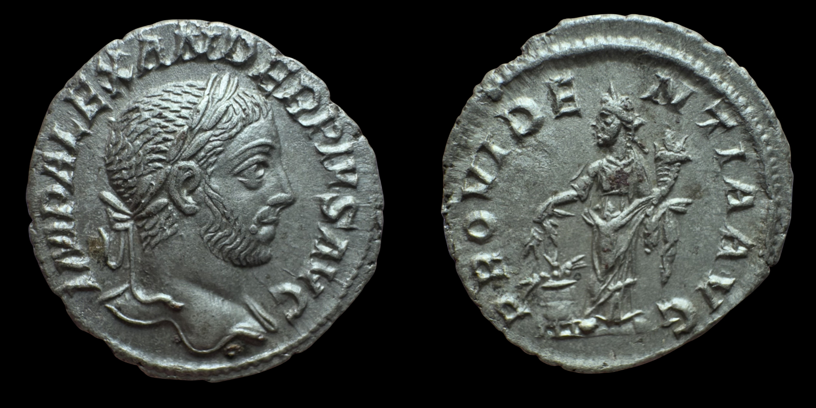 Severus Alexander. AR Denarius. ca. 222-235 AD.