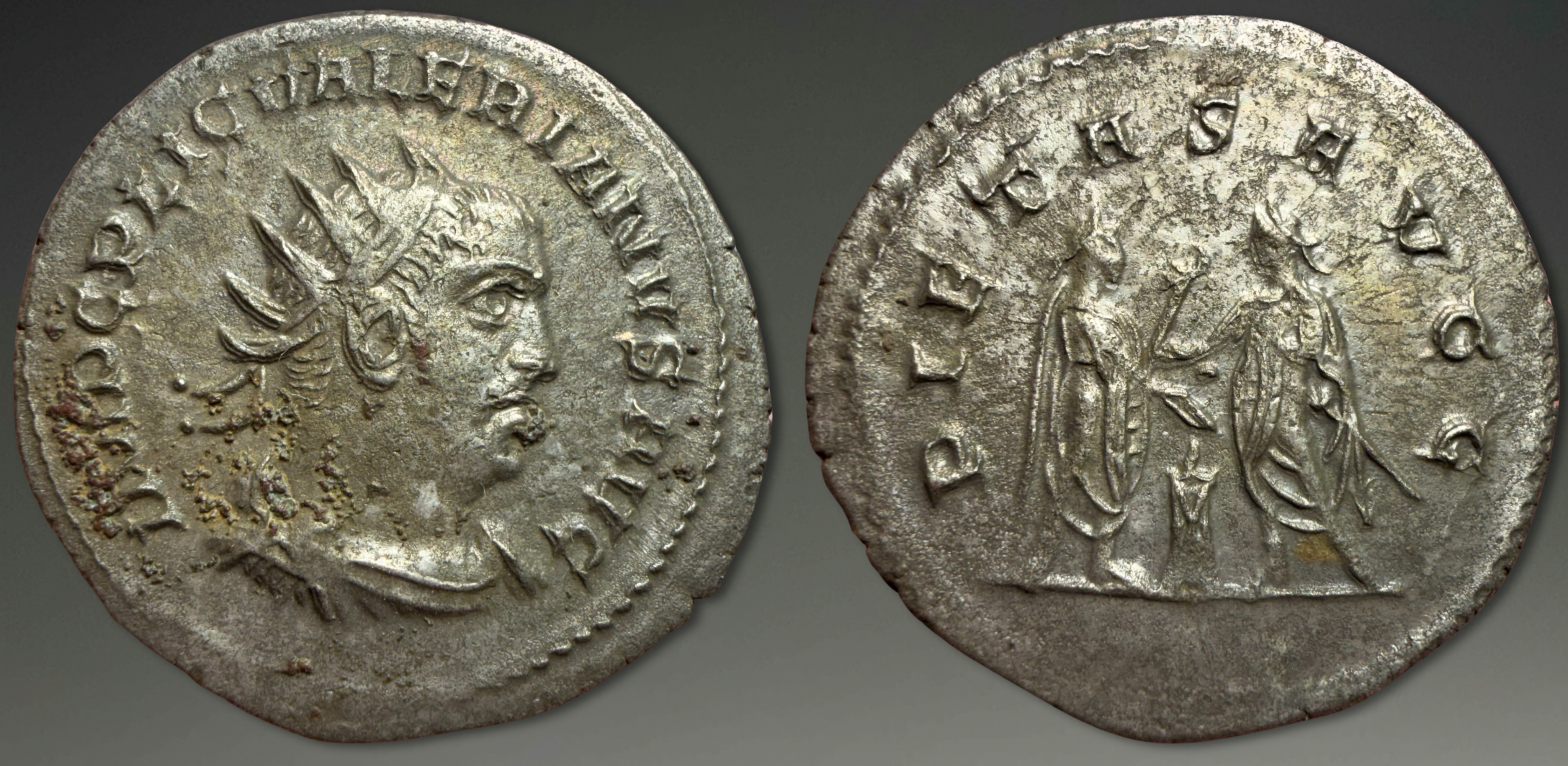 Valerian. AR Antoninianus, ca. 253 AD.