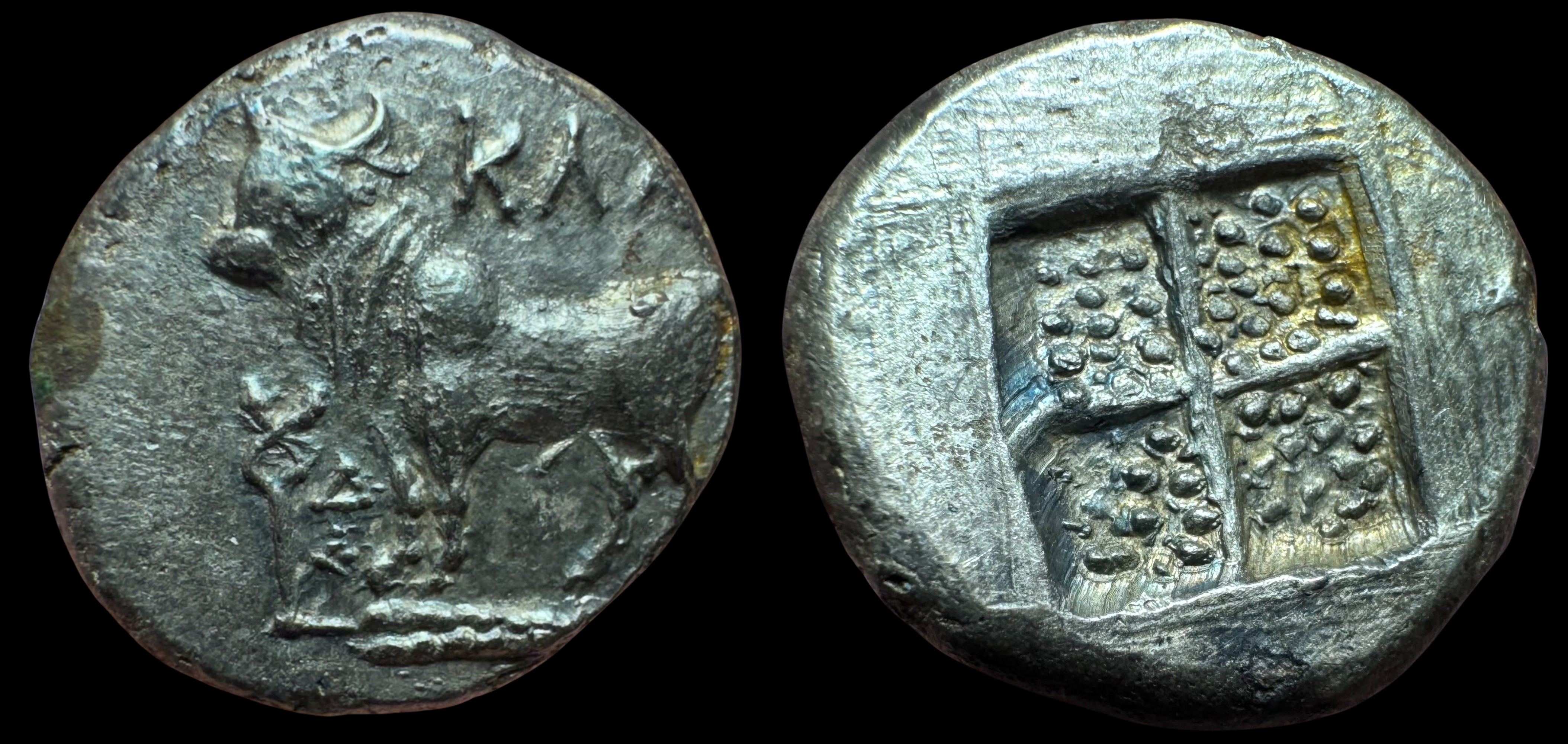Bithynia, Kalchedon. AR Drachm, ca. 367-340 BC.