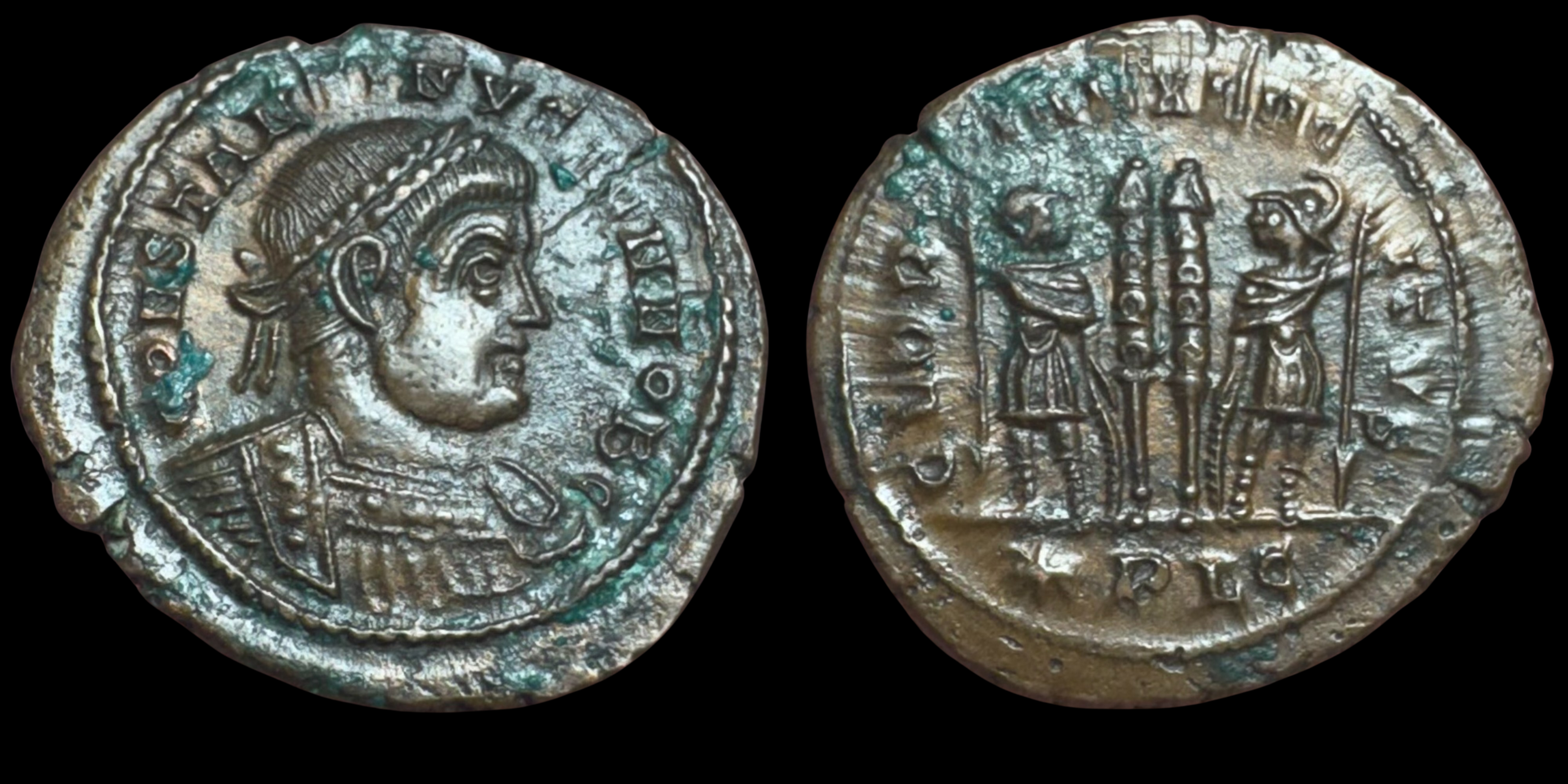 Constantine II. AE3. ca. 333-334 AD. Lugdunum Mint.