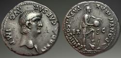 Ancient Coins - Nero. AR Denarius, ca. AD 60-61.