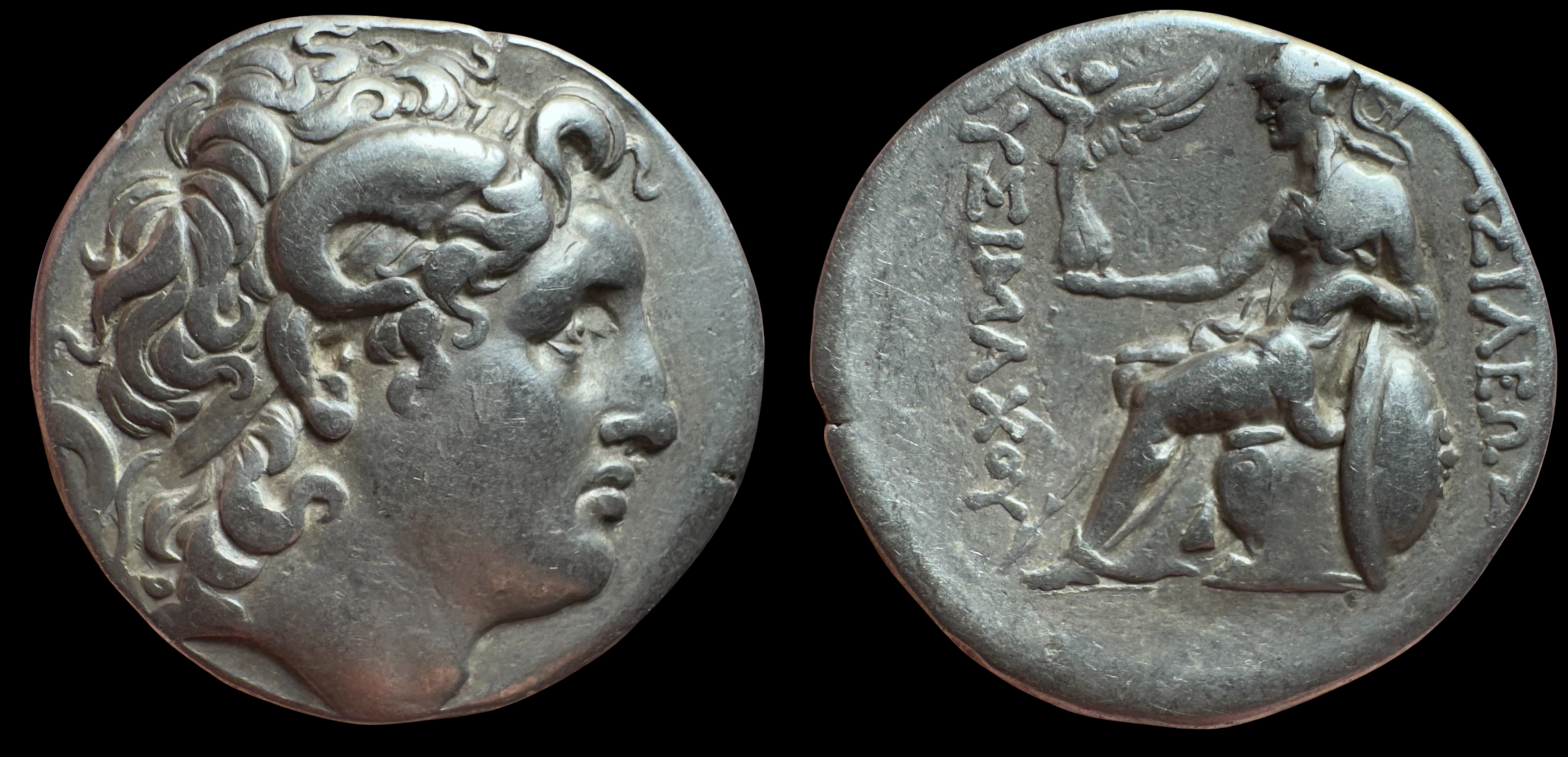 Kings of Thrace. Lysimachos. AR Tetradrachm, ca. 305-381 BC.