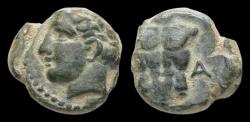 Ancient Coins - Ionia, Magnesia ad Maeandrum. AE, ca. 400 BC.