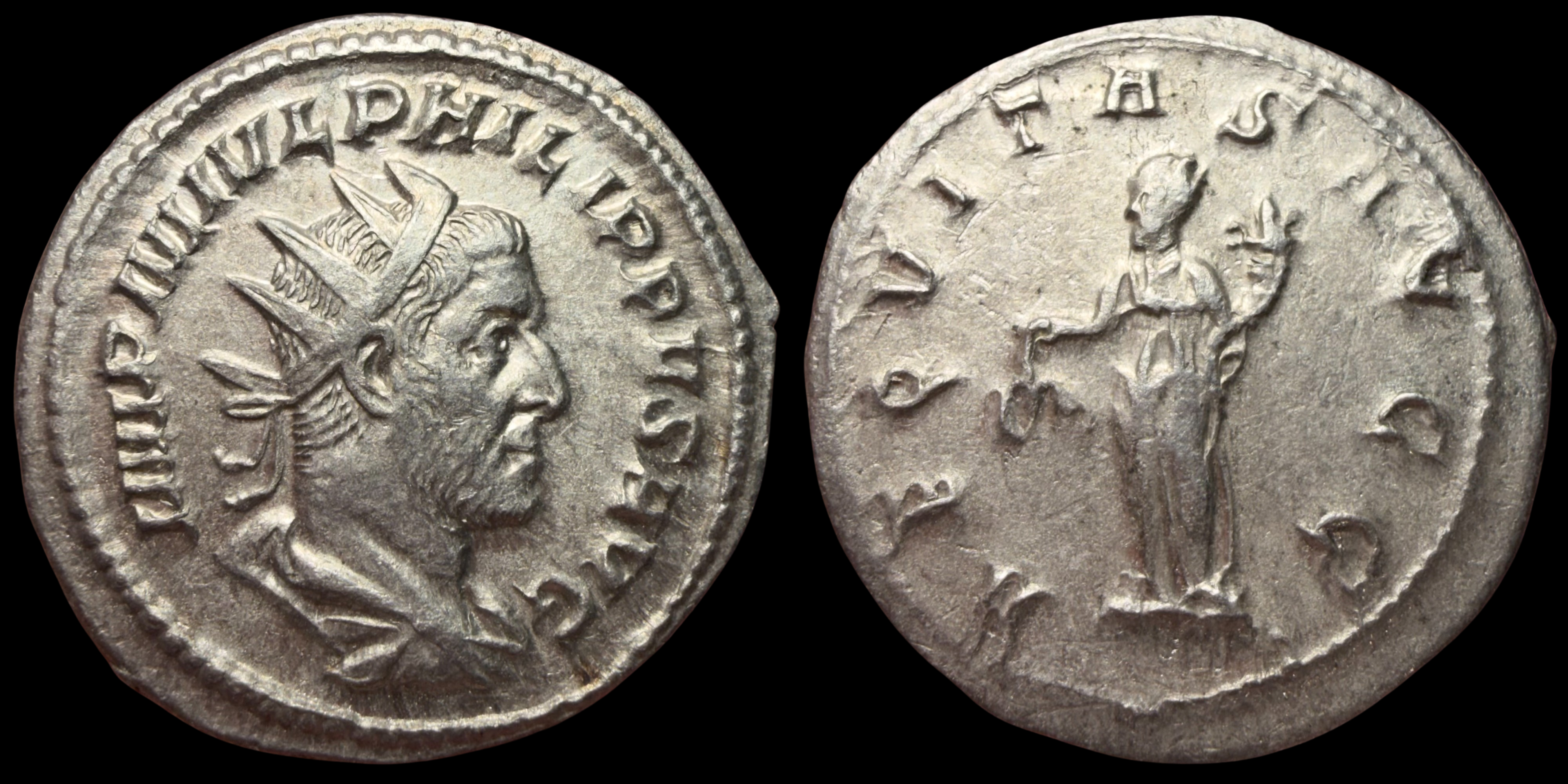Philip 'The Arab'. AR Antoninianus. ca. 247-249 AD.