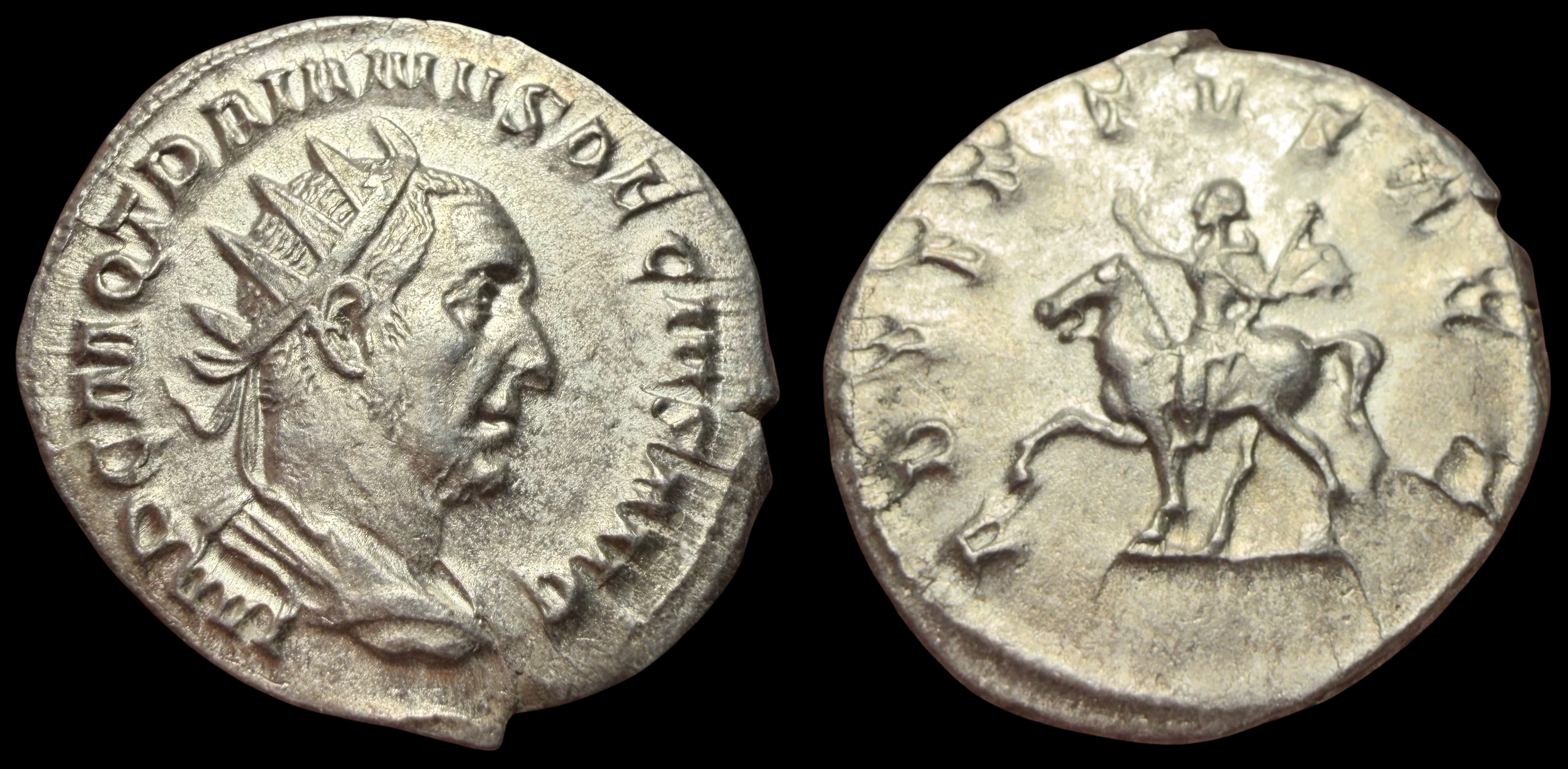 Trajan Decius. AR Antoninianus, ca. 250-251 AD.