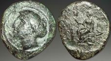 Ancient Coins - Thrace, Sestos. AE, ca. 300 BC.