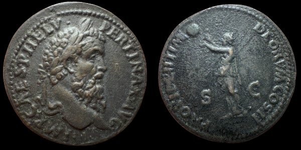 Pertinax. AE Sestertius". By Cavino. ca. 1500-1570."