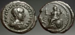 Ancient Coins - Roman Egypt. Gordian III. BI Tetradrachm, ca. 241-242 AD.