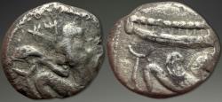 Ancient Coins - Phoenicia, Arados. AR Third-Stater, ca. 400-380 BC.