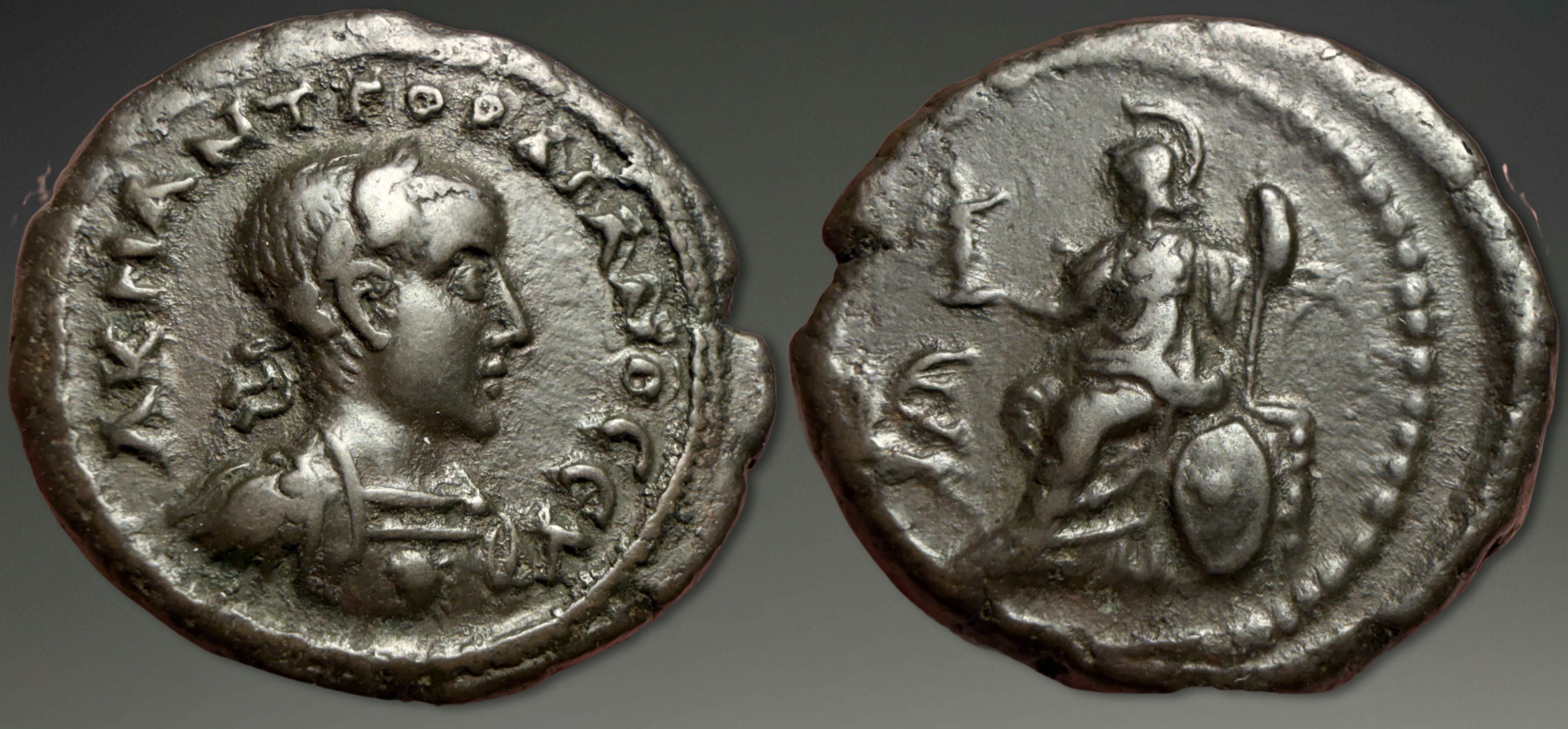 Roman Egypt. Gordian III. BI Tetradrachm, ca. 241-242 AD.