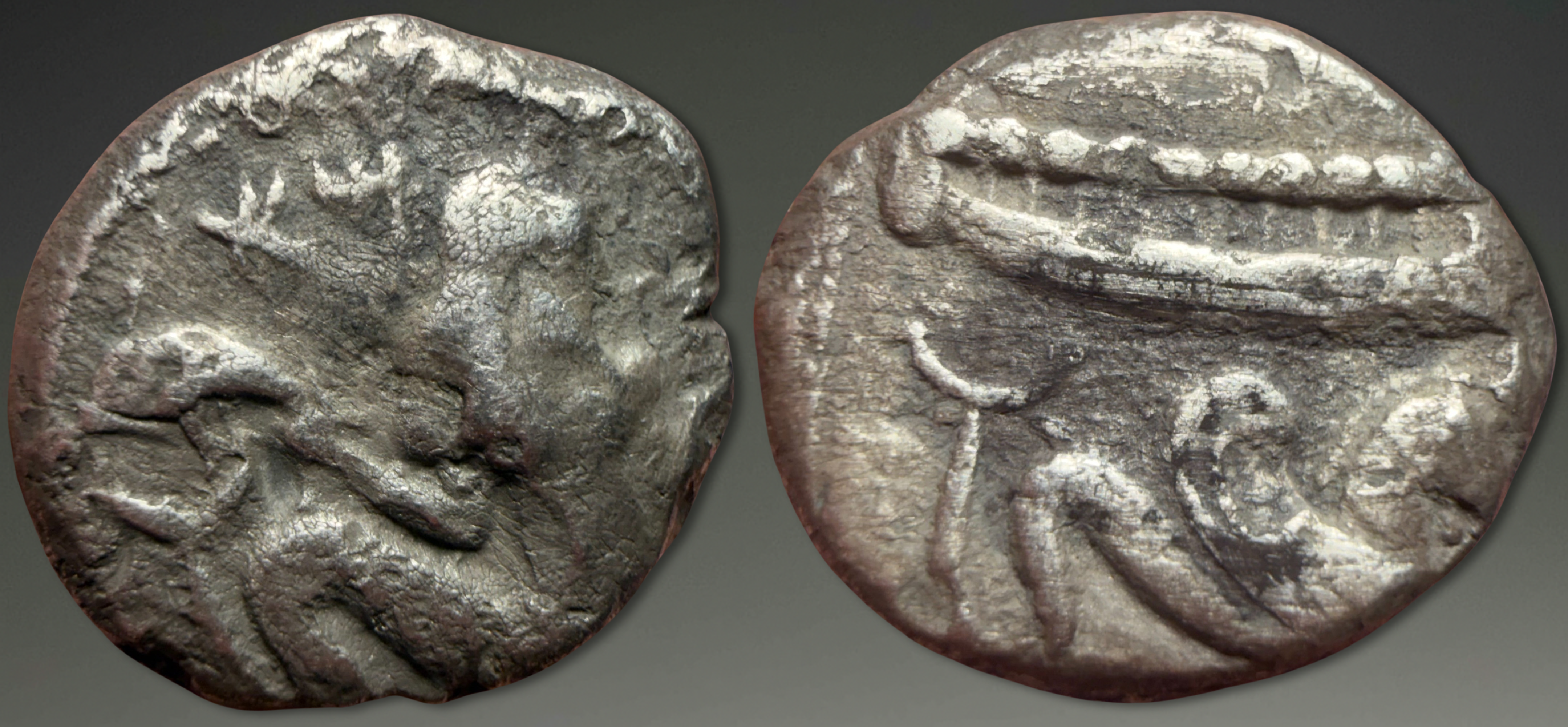 Phoenicia, Arados. AR Third-Stater, ca. 400-380 BC.