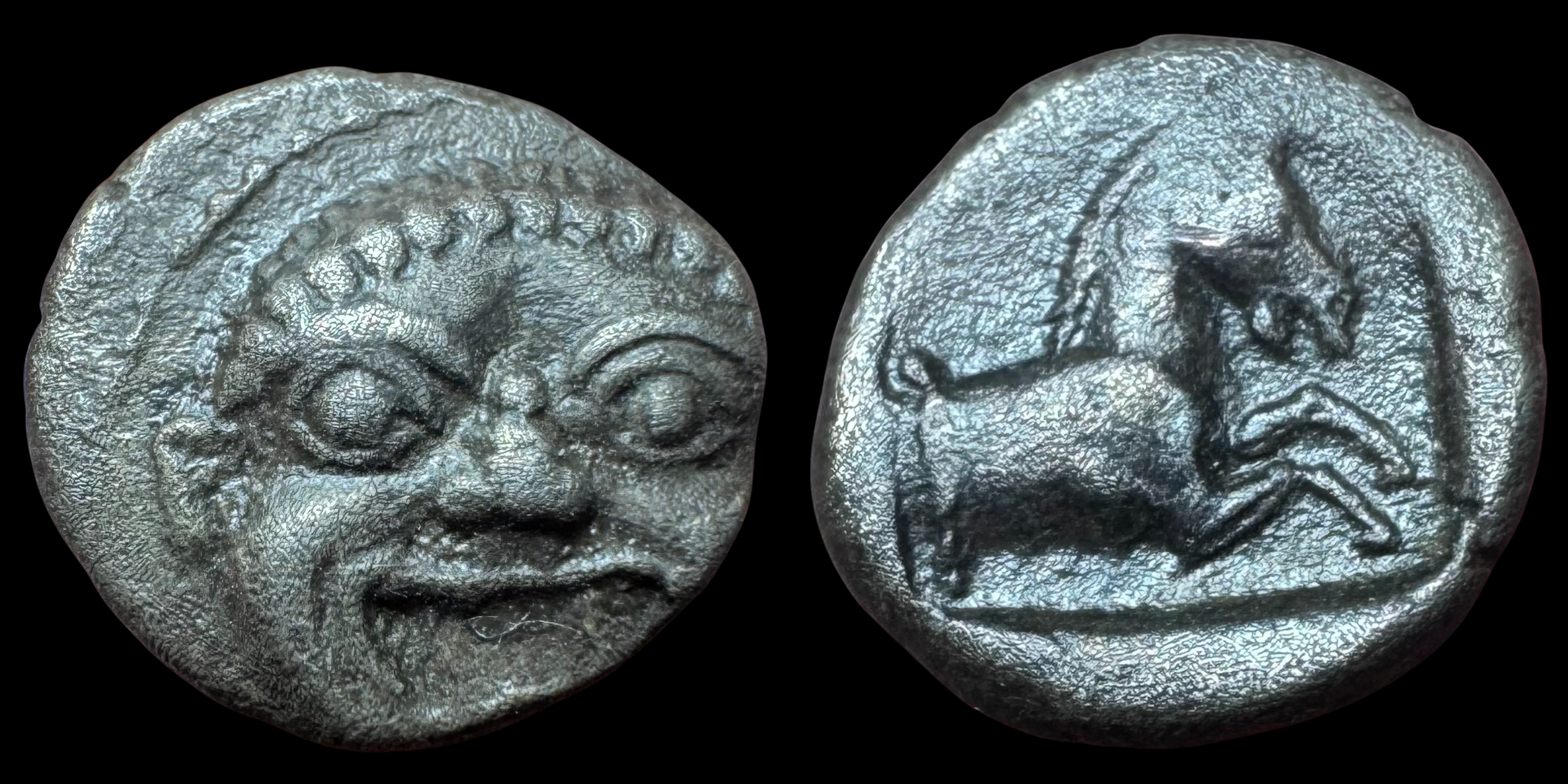 Asia Minor. Uncertain Mint. AR Obol. ca. 4th century BC.