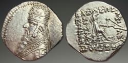 Ancient Coins - Parthian Kingdom. Mithradates II. AR Drachm, 123-88 BC.