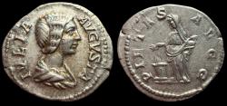 Ancient Coins - Julia Domna. AR Denarius, ca. 196-211 AD.