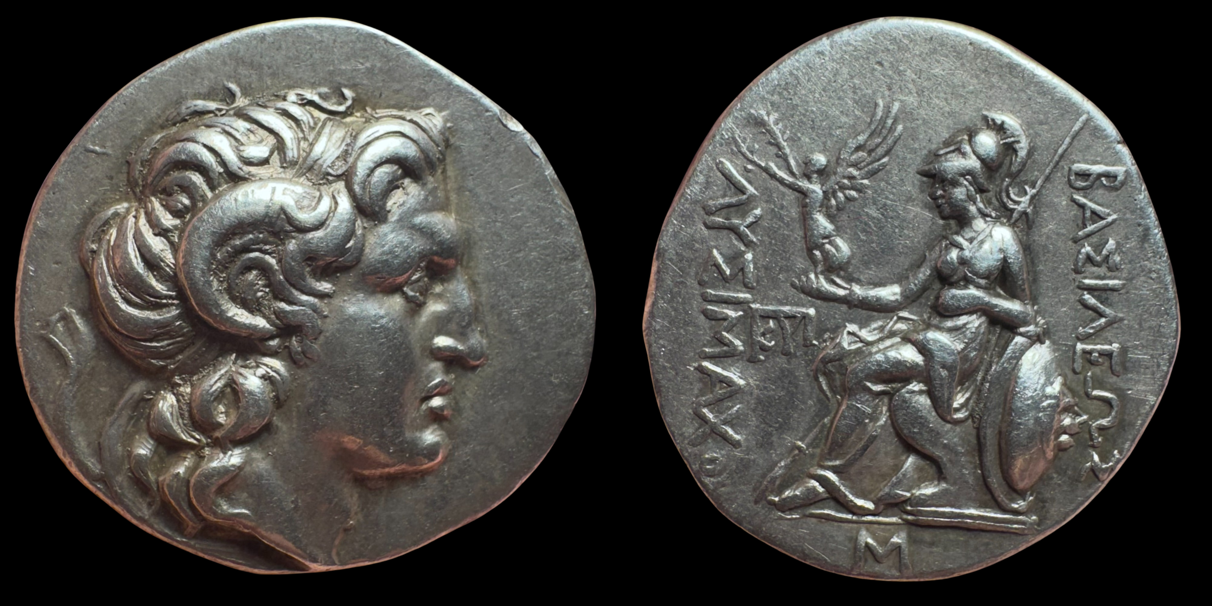 Fine Style, rare and desirable mint* Kings of Thrace. Lysimachos. AR Tetradrachm. ca. 297-282 BC. Mytilene Mint.