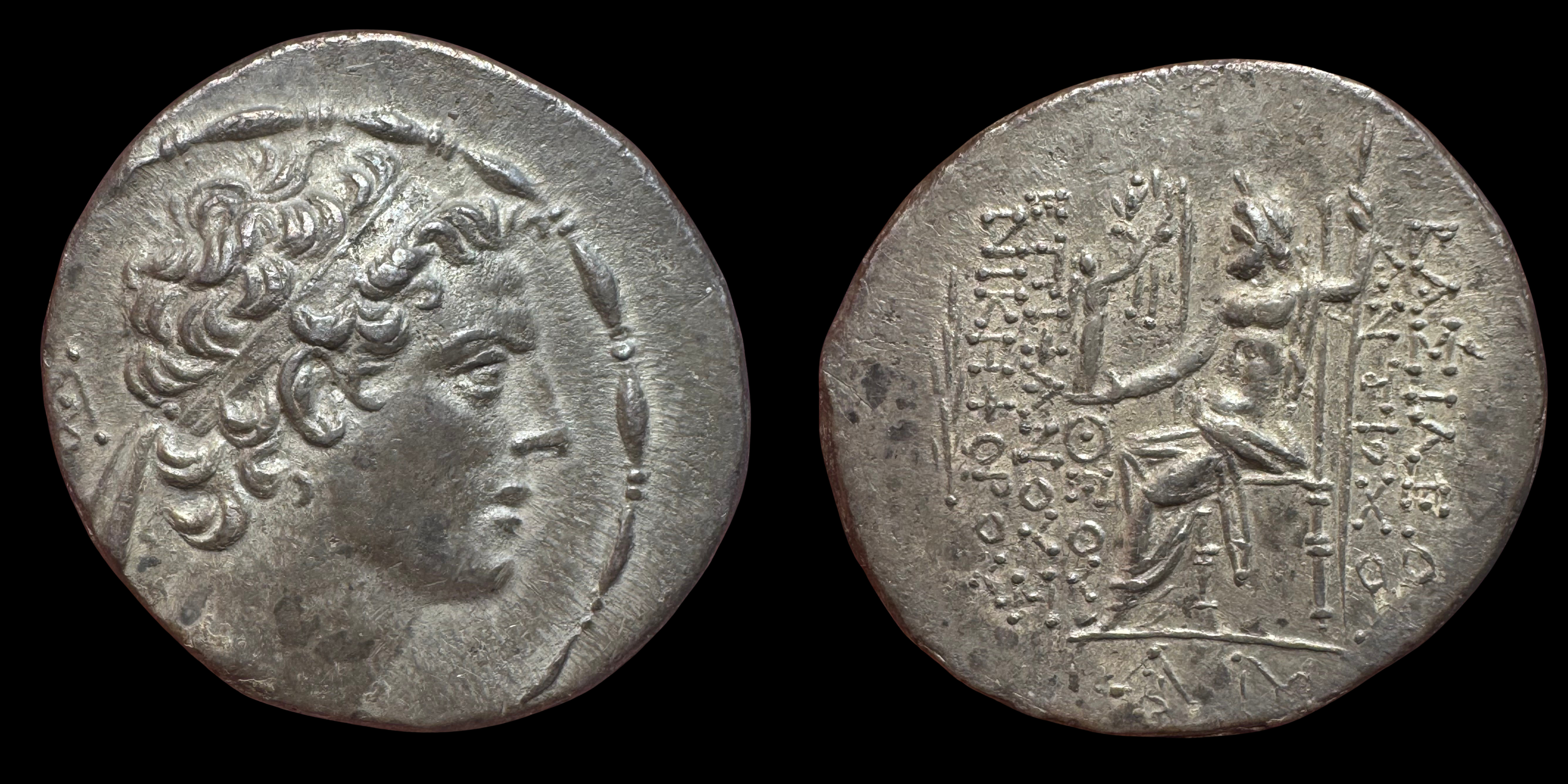 Seleukid Empire. Antiochos IV Epiphanes. AR Tetradrachm.