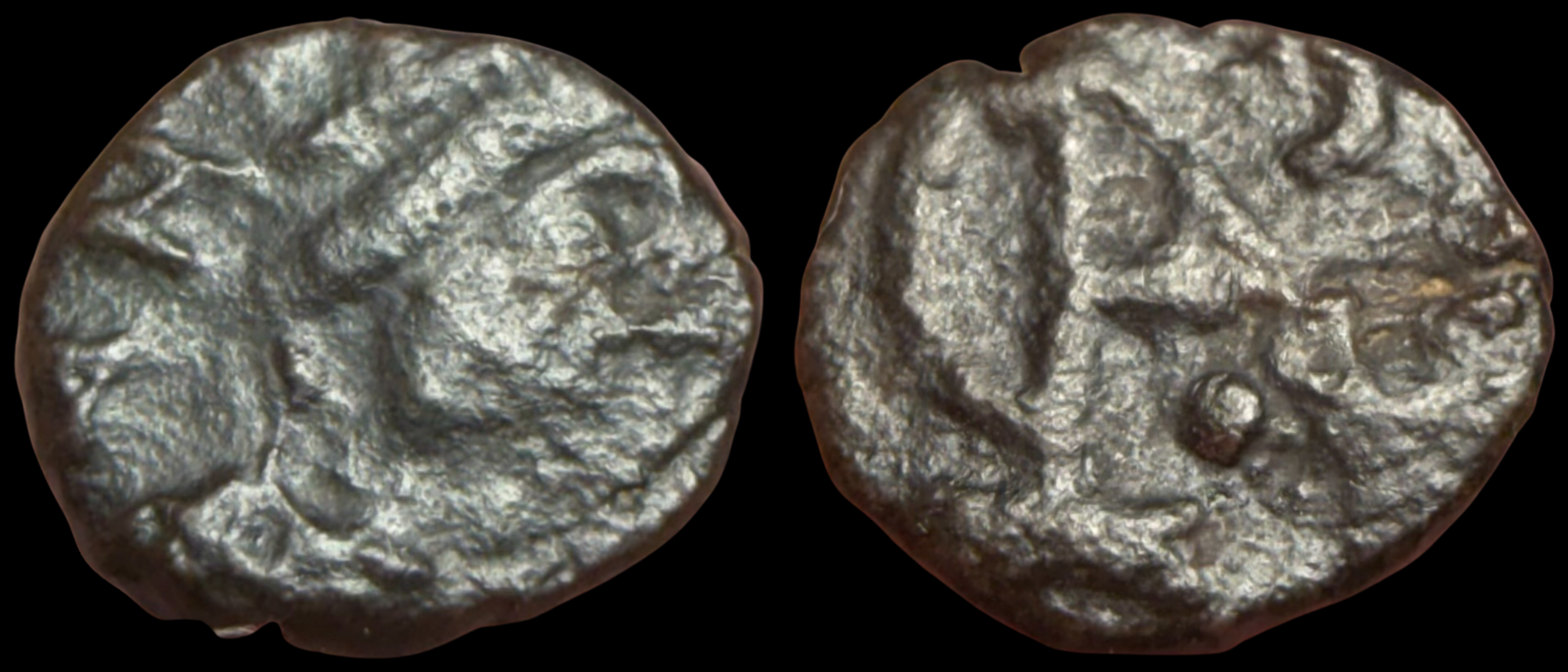 Fall of Rome. Ostrogoths. Time of Odovacar. AE Nummus, ca. 476-493 AD.