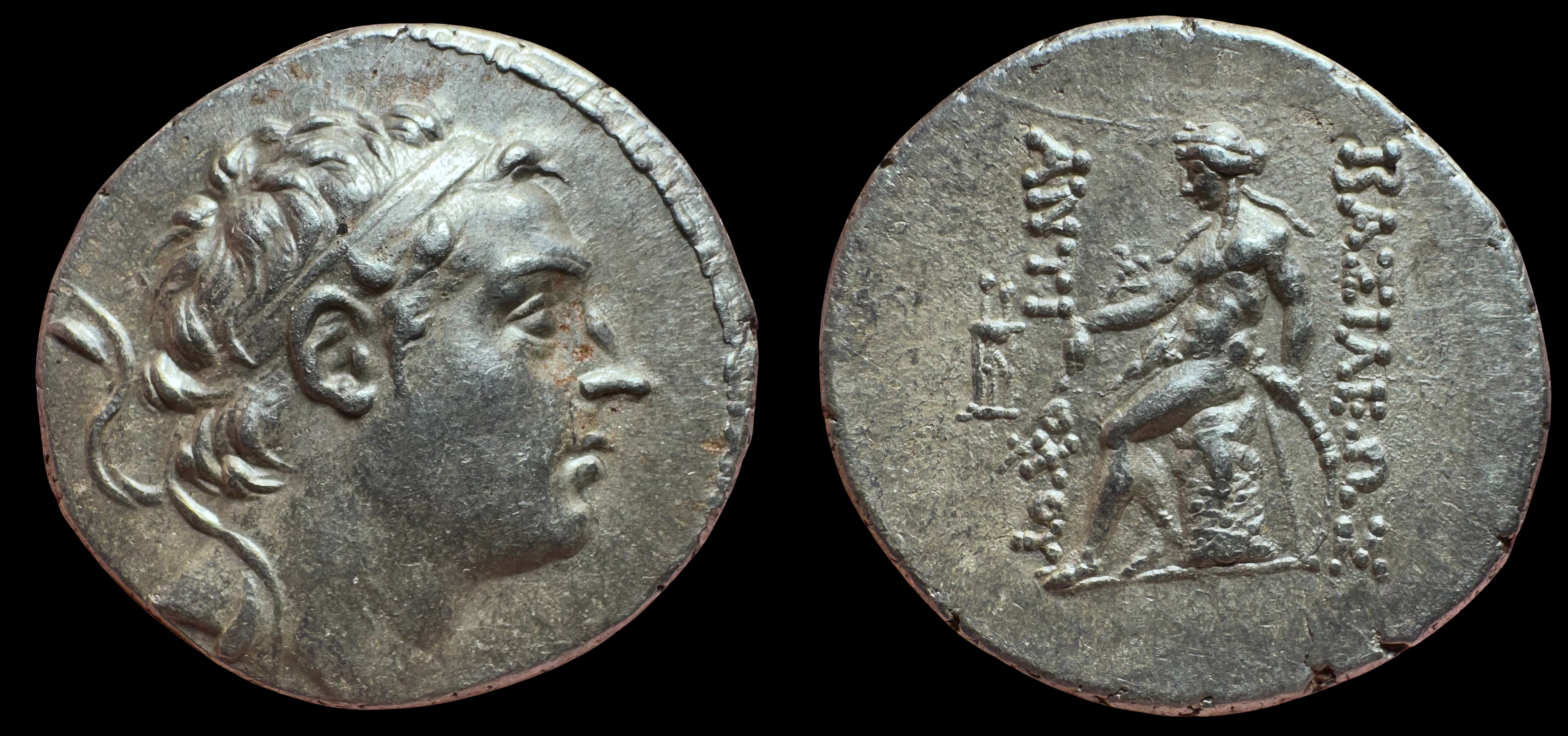 Seleukid Kingdom. Antiochos III. AR Tetradrachm, ca. 197 BC.