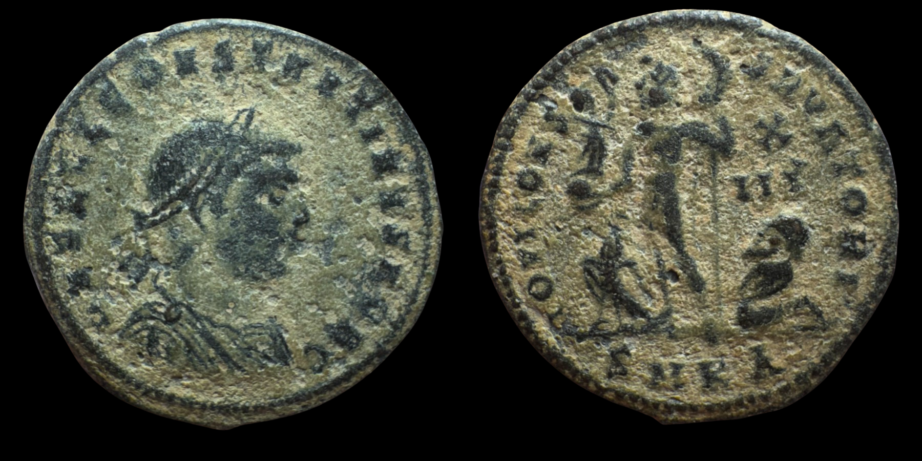 Constantine II. AE3. ca. 321-324 AD.