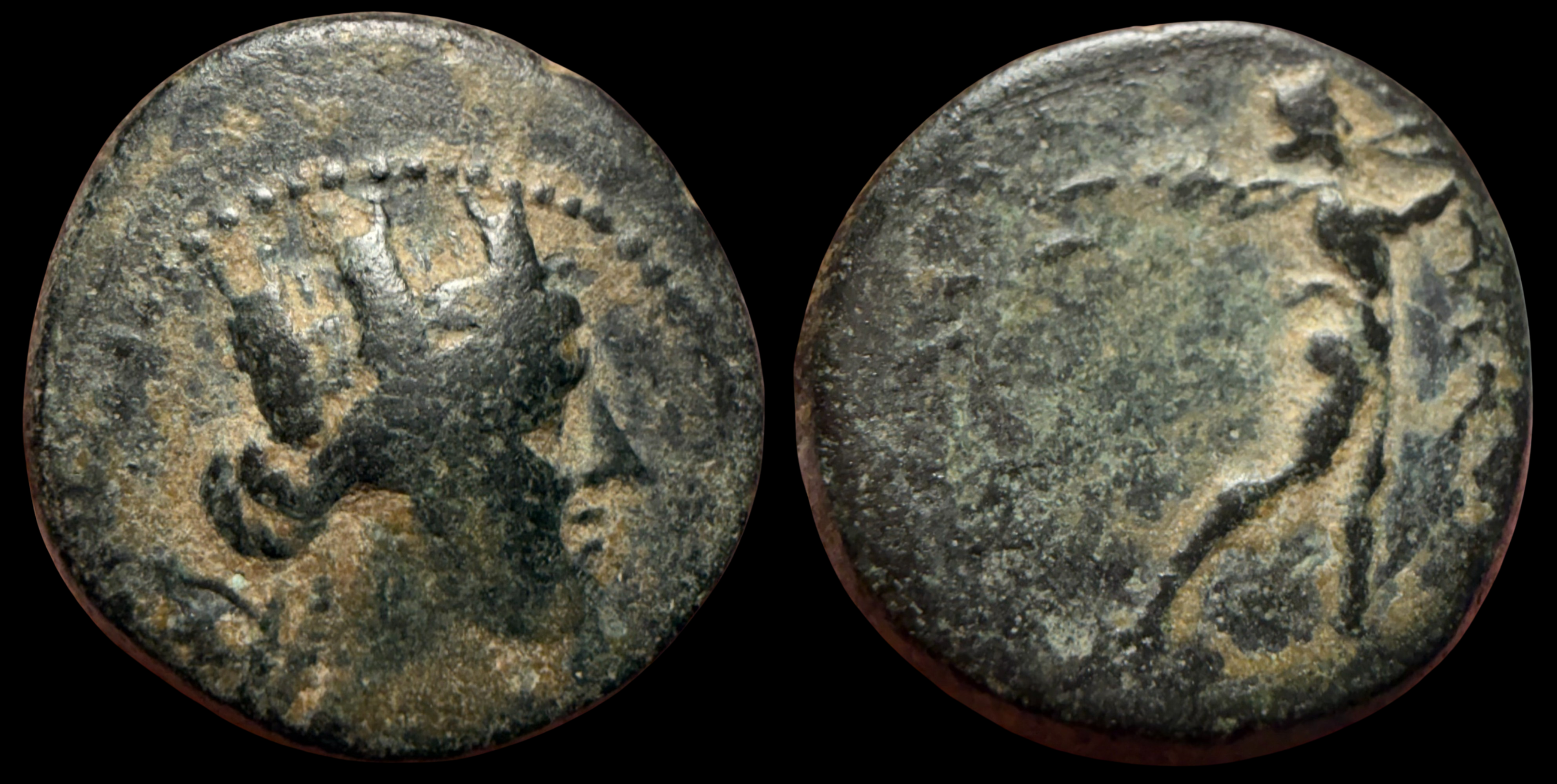 Phrygia, Apameia. Attalos, son of Bianor, eglogistes. AE. ca. 88-40 BC.