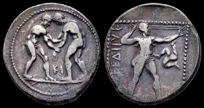 Pamphylia, Aspendos. AR Stater, ca. 420-370 BC.