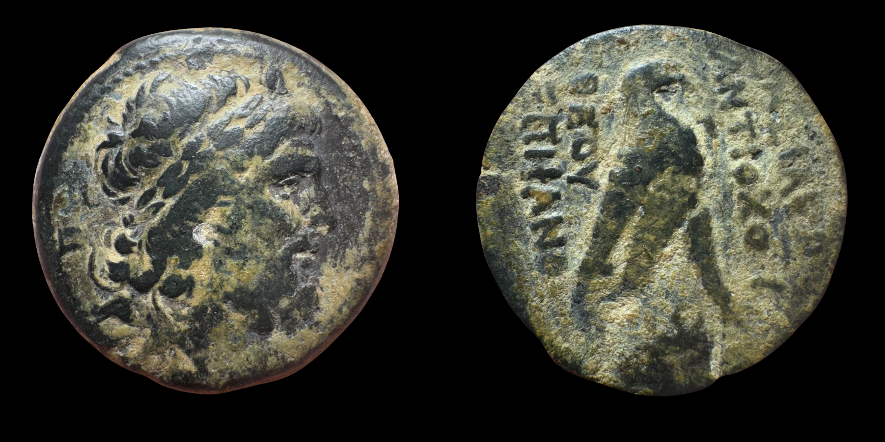 Seleukid Empire. Antiochos IV Epiphanes. AE34. ca. 175-164 BC.