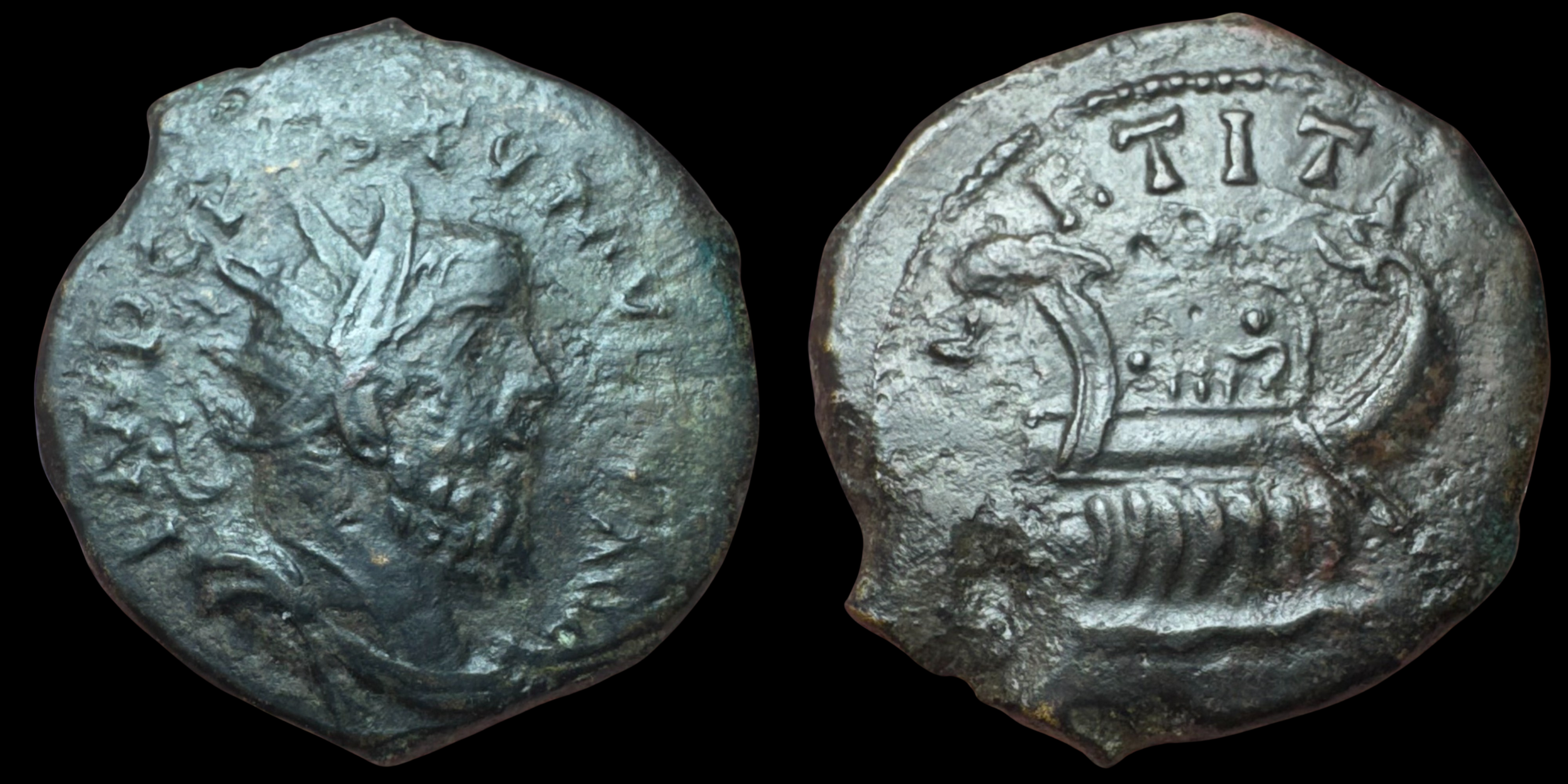 Gallic Empire. Postumus. AE Sestertius. ca. 260-269 AD.