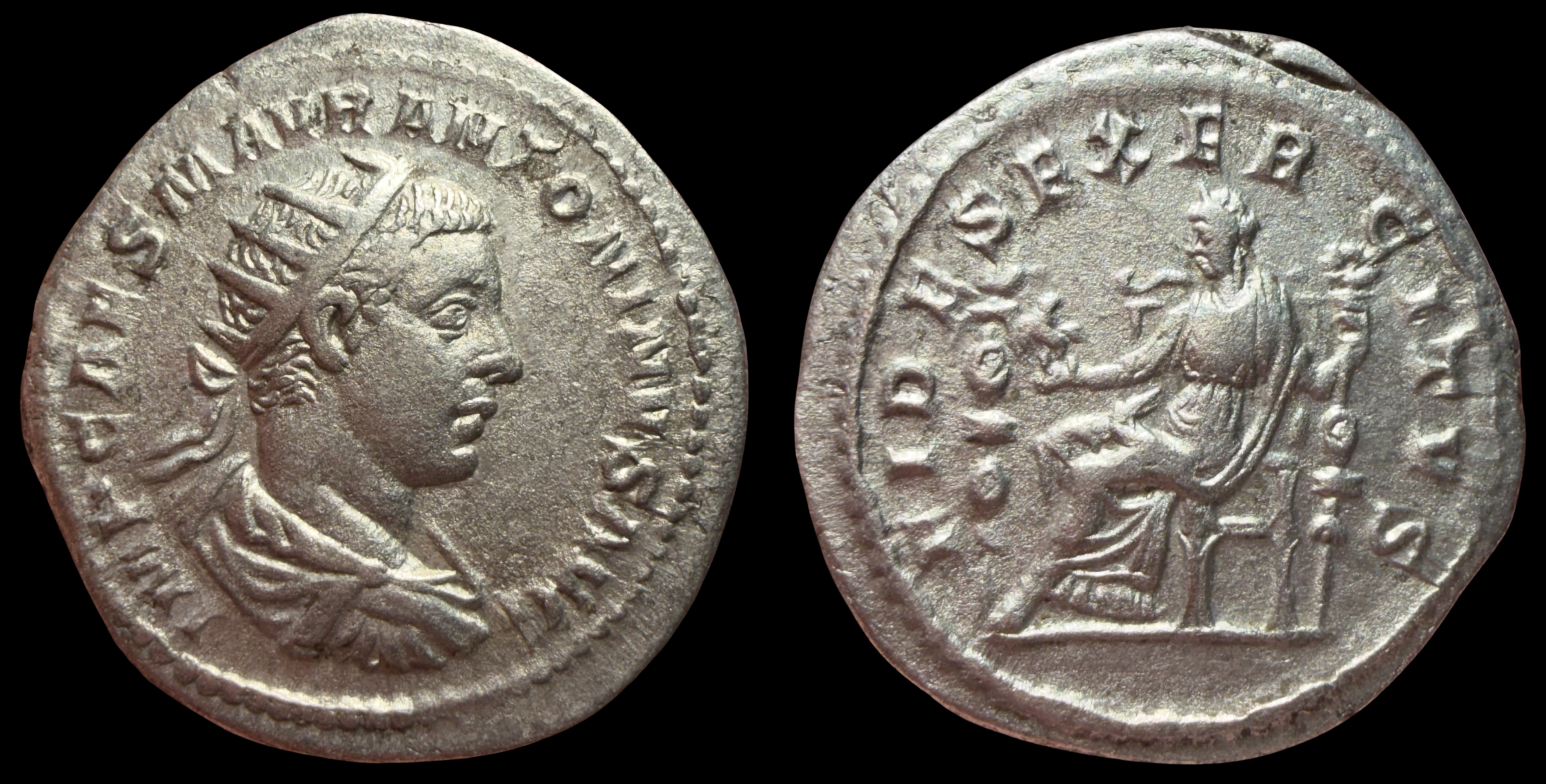 Elagabalus. AR Antoninianus, ca. 218-222 AD.