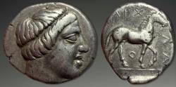 Ancient Coins - Kings of Macedon. Archelaos I. AR Stater, ca. 413-399 BC.