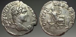 Ancient Coins - Caracalla. AR Denarius, ca. 207 AD.