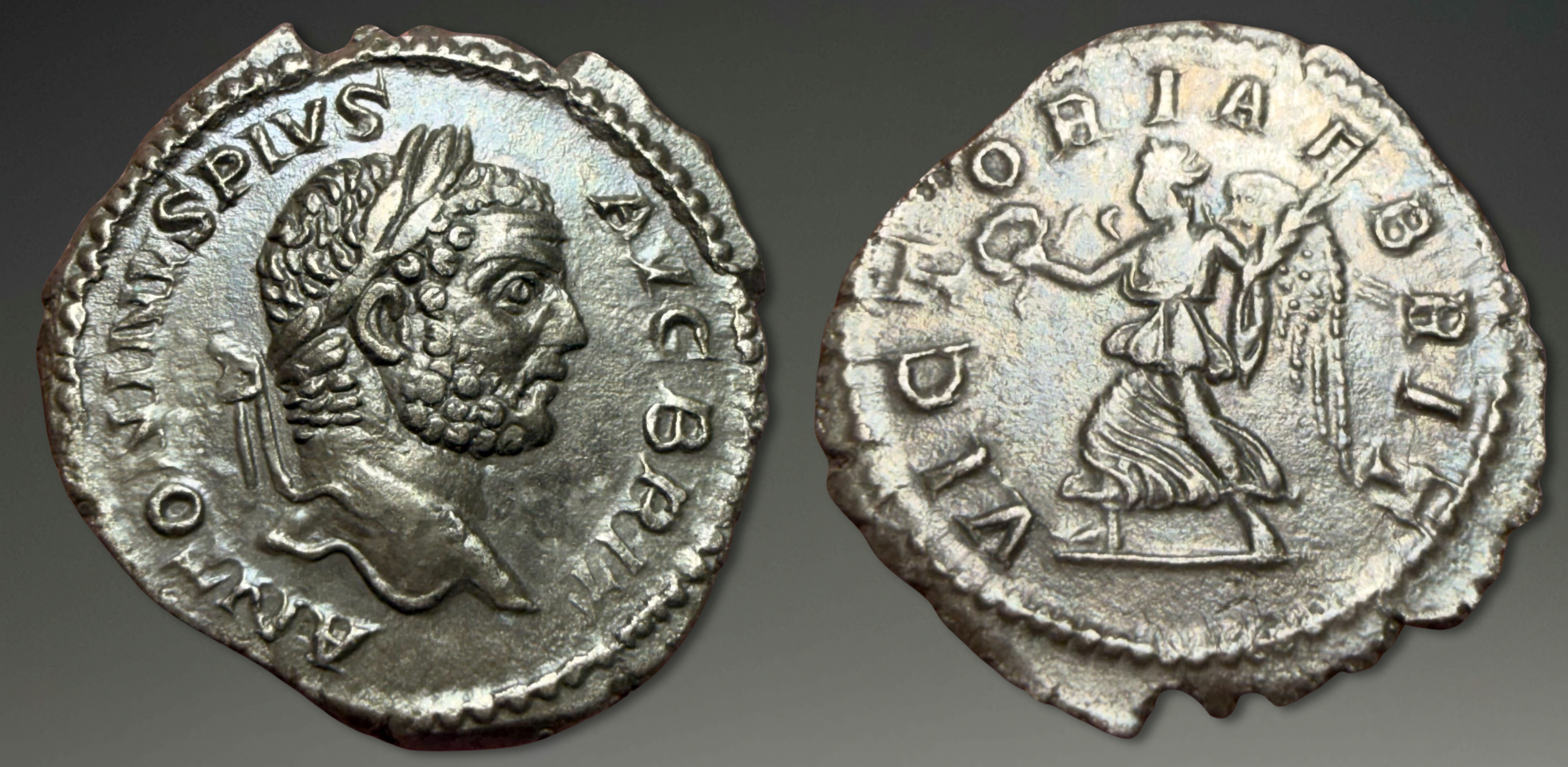 Caracalla. AR Denarius, ca. 210-213 AD. Rome Mint.