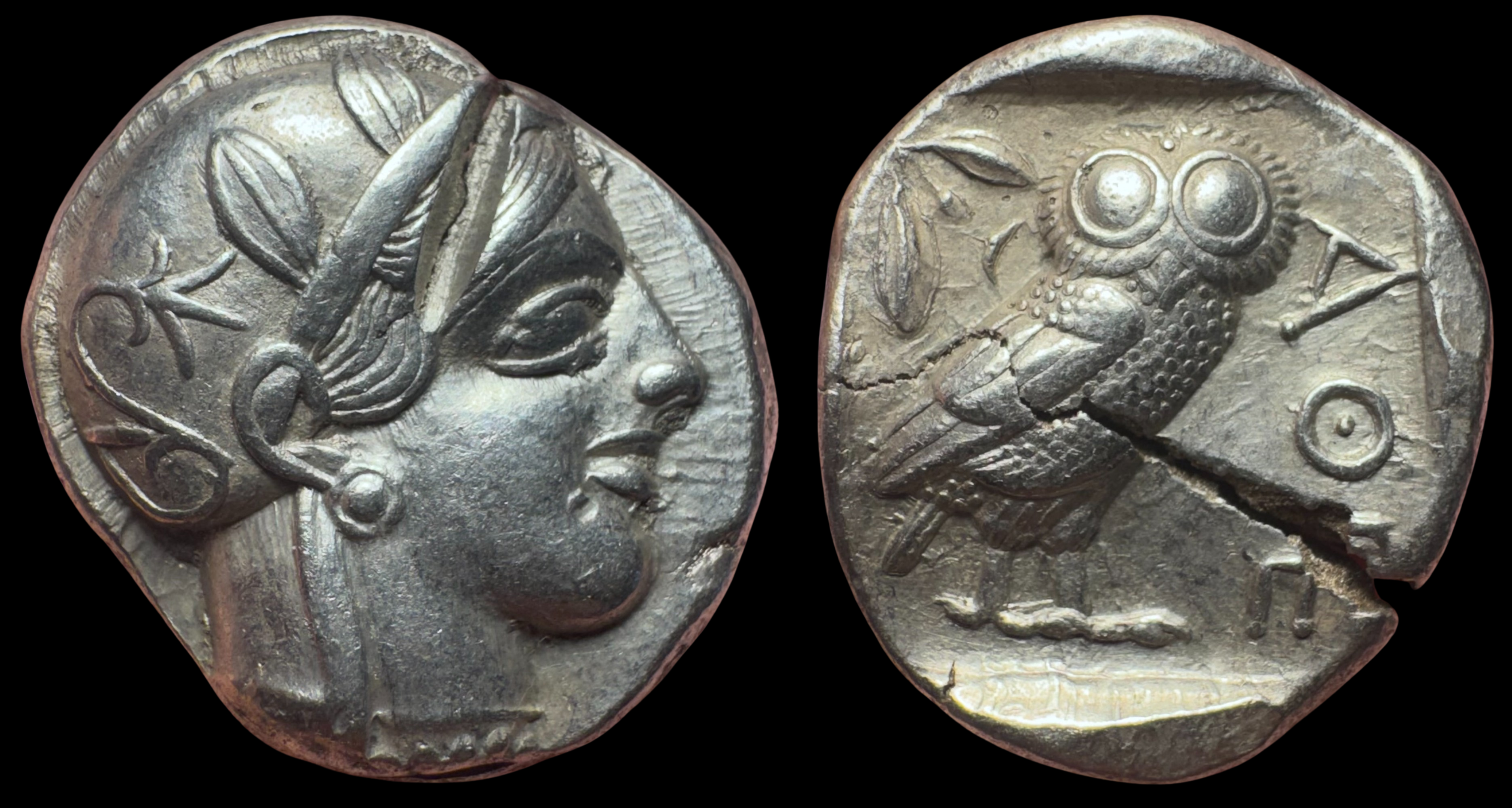 Attica, Athens. AR Tetradrachm, ca. 454-404 BC.