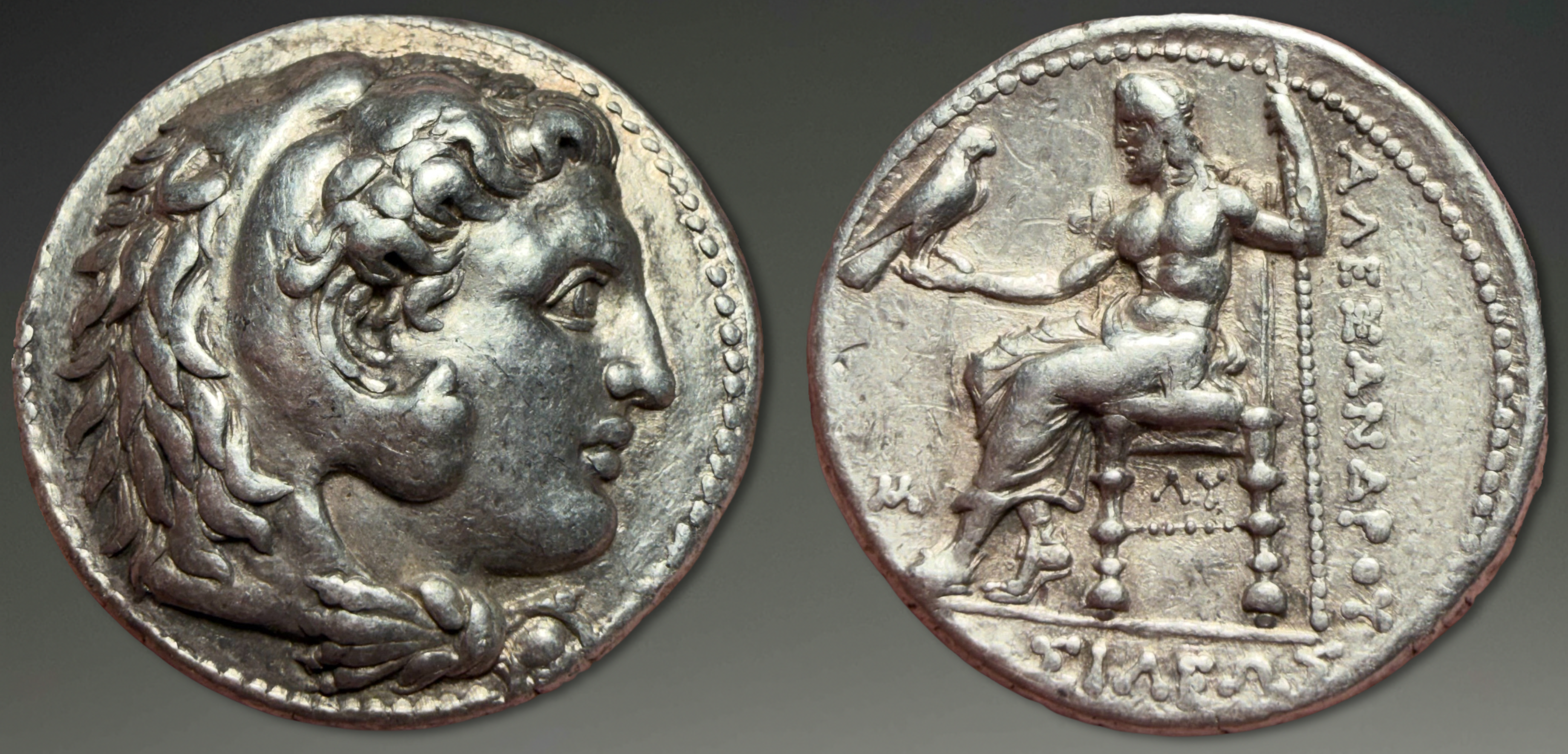 Lifetime Issue. Macedon. Alexander 'the Great'. AR Tetradrachm. ca. 336-323 BC.