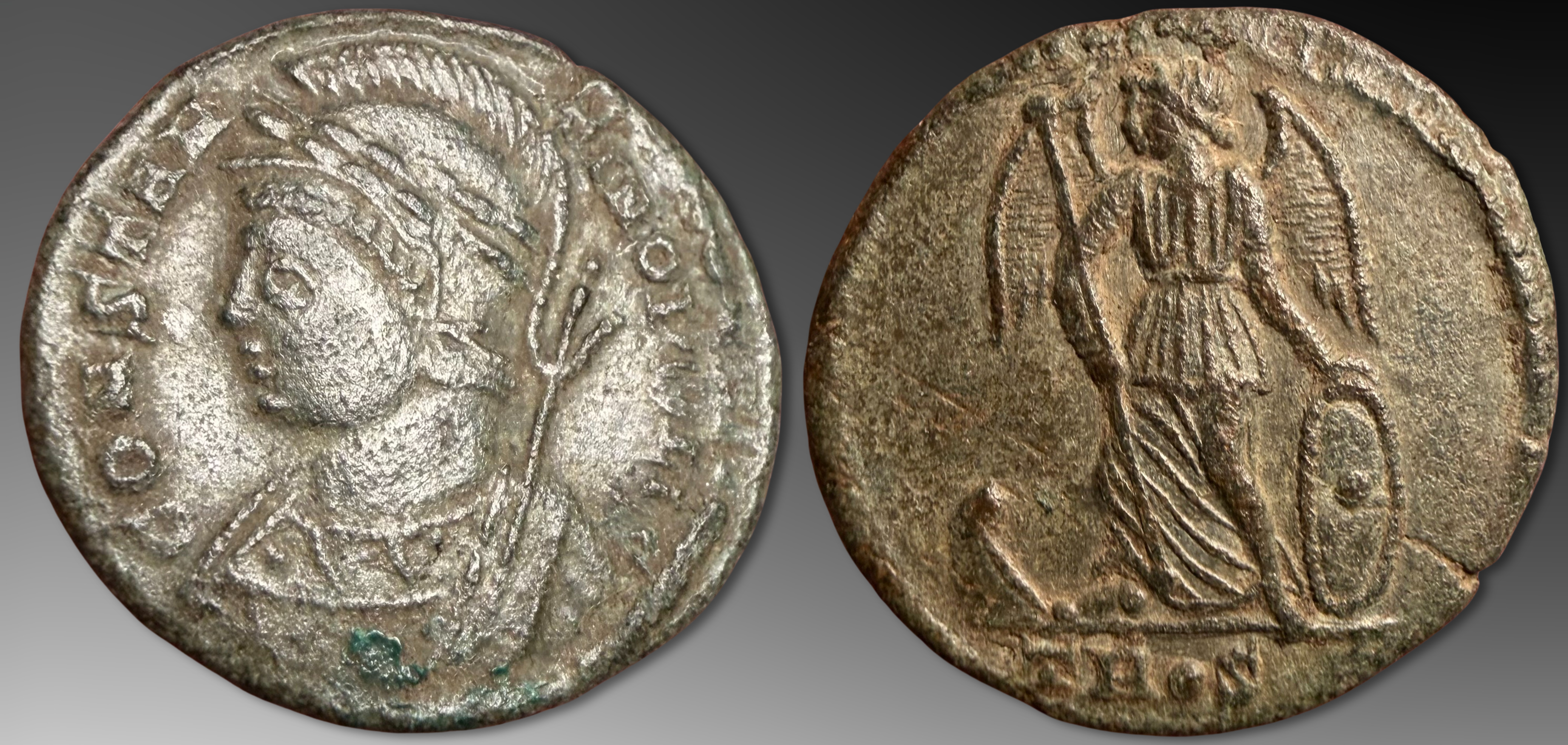Constantine I. AE 3, ca. 337-340 AD. Constantinople Commemorative.