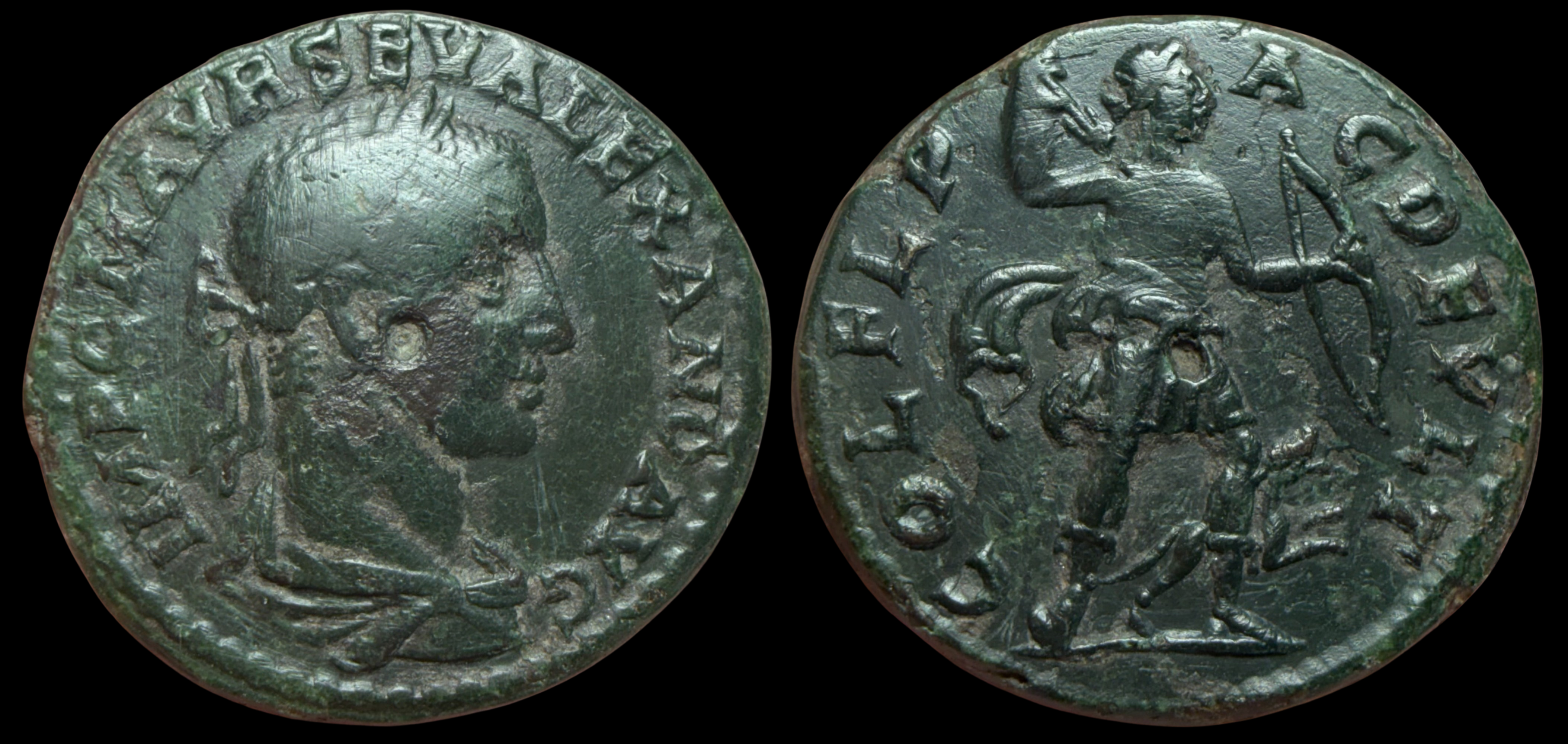 Thrace, Deultum. Severus Alexander. AE, ca. 222-235 AD.