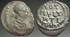 Ancient Coins - Byzantine Empire. Justinian I. AR Siliqua, ca. 527-565 AD.
