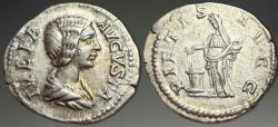Ancient Coins - Julia Domna. AR Denarius, ca. 196-211 AD.