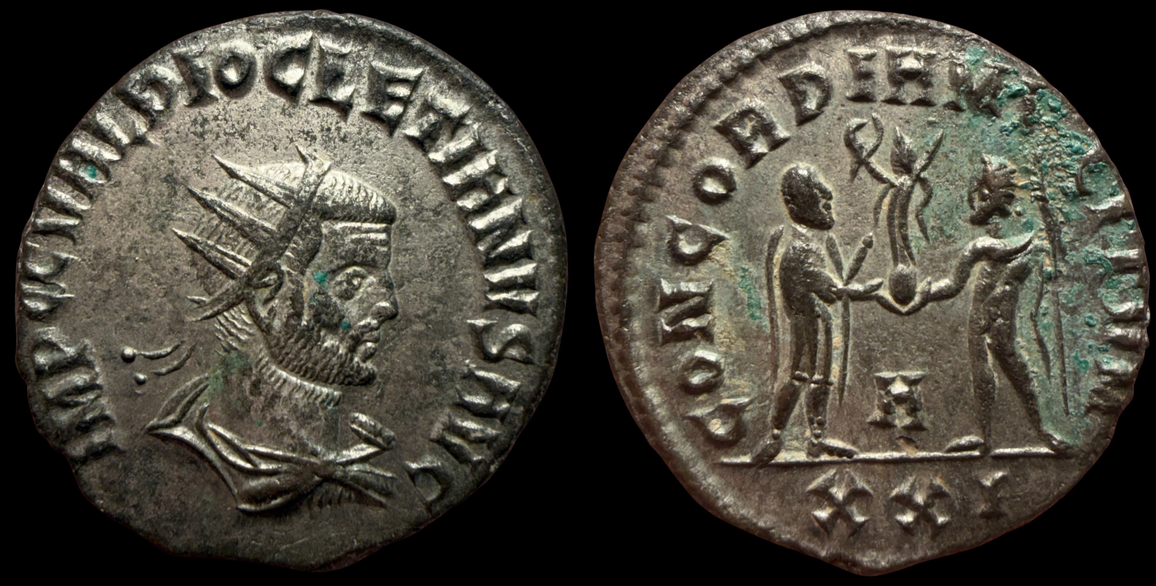 Diocletian. AR Antoninianus, ca. 284-294 AD.