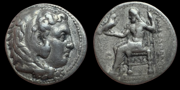 Alexander III "The Great". AR Tetradrachm. ca. 305-297 BC.