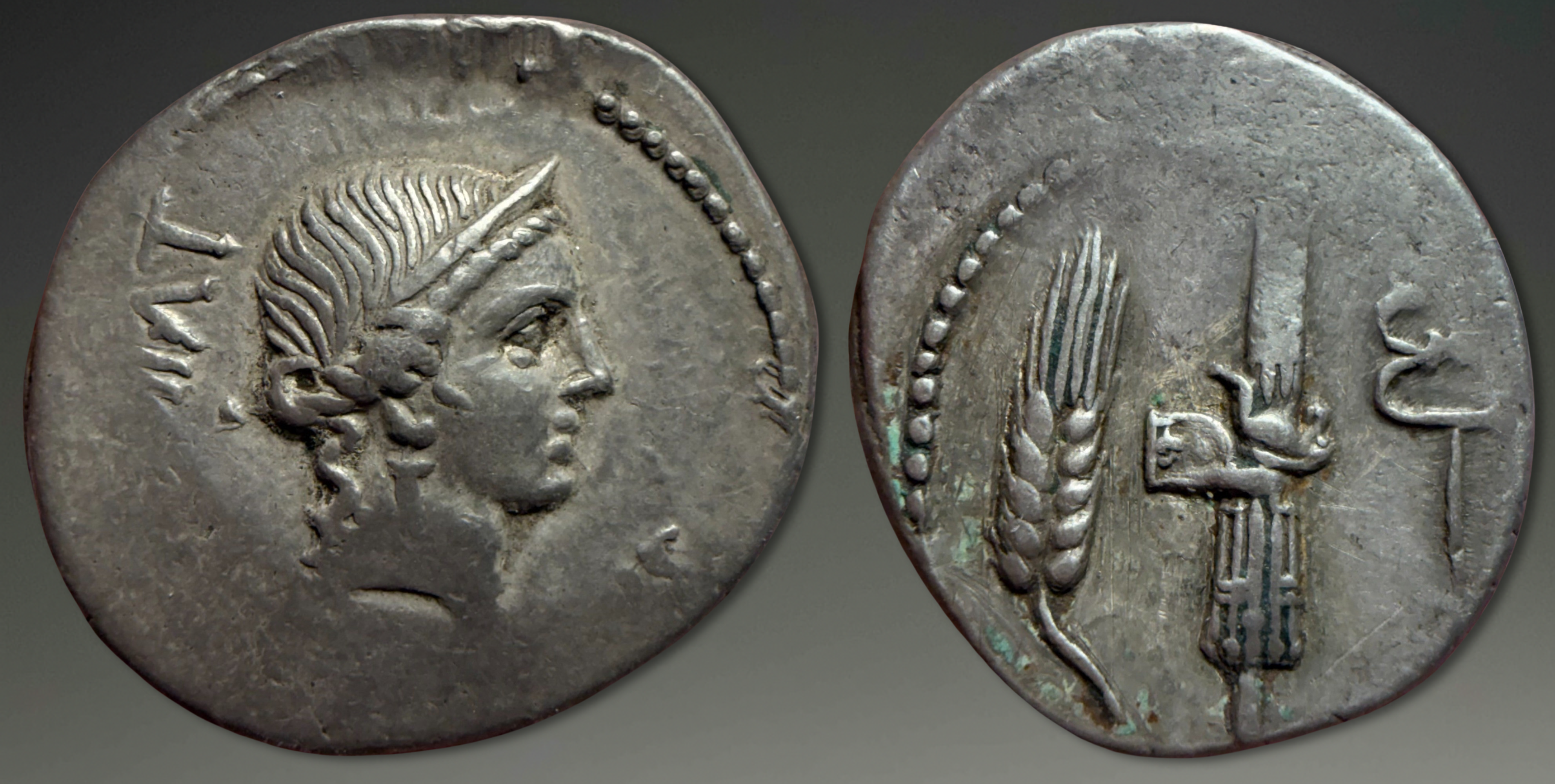 Roman Republic. C. Norbanus AR Denarius, ca. 83 BC.
