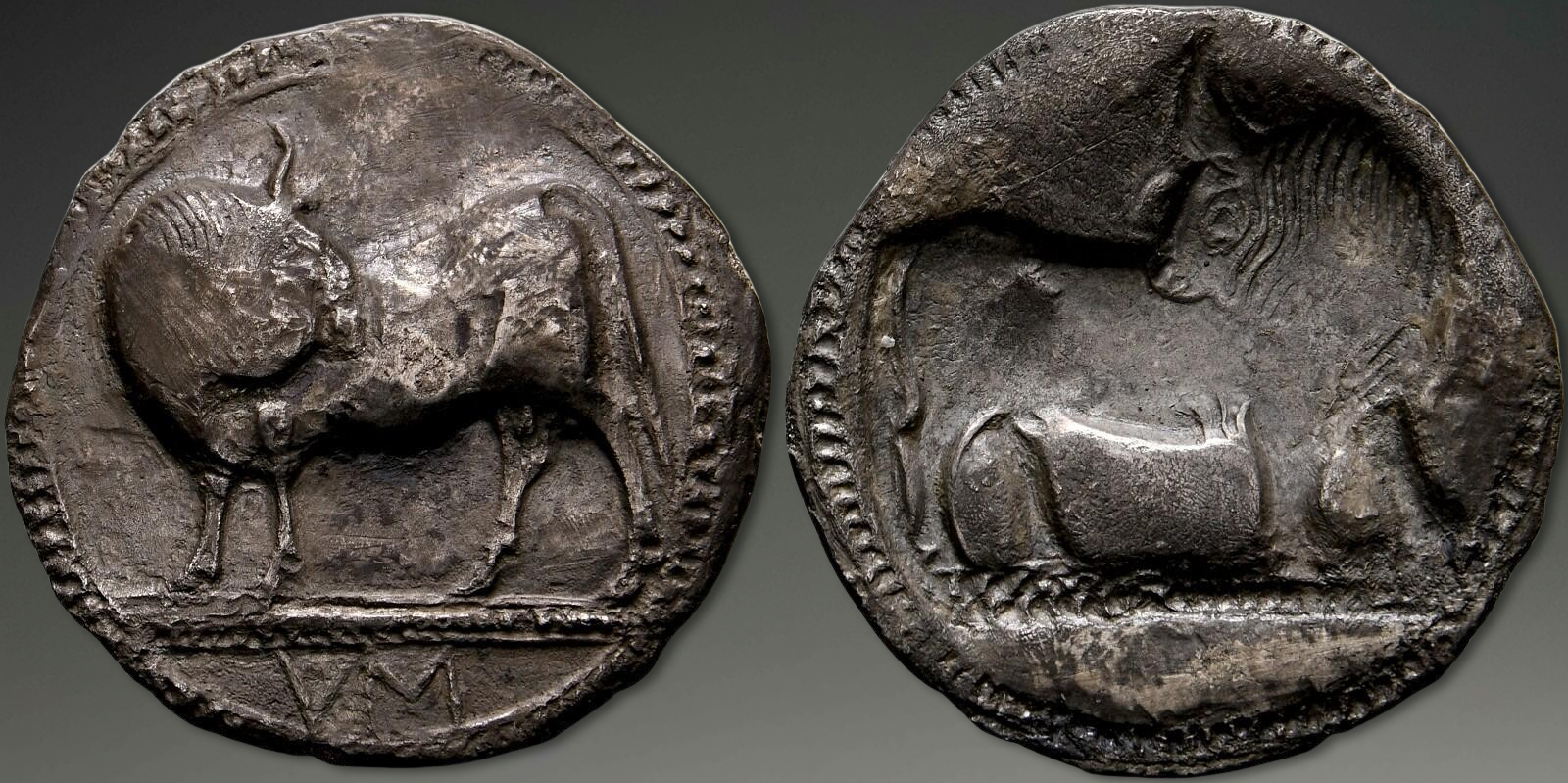 Lucania, Sybaris. AR Stater or Nomos, ca. 550-510 BC.